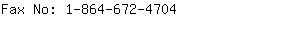 Fax No: 1-864-672-....