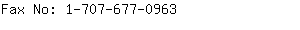 Fax No: 1-707-677-....