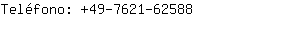 Teléfono: 49-7621-6....