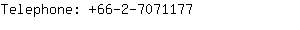 Telephone: 66-2-707....