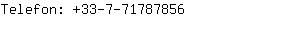Telefon: 33-7-7178....