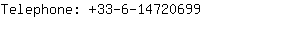 Telephone: 33-6-1472....