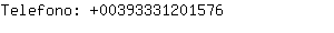 Telefono: 0039333120....