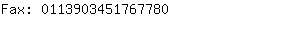 Fax: 011390345176....