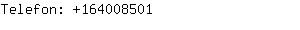 Telefon: 16400....