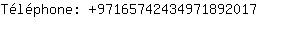 Tlphone: 9716574243497189....
