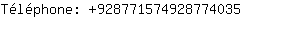 Tlphone: 92877157492877....