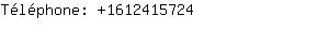 Téléphone: 161241....