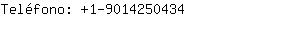 Teléfono: 1-901425....