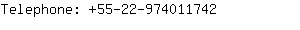 Telephone: 55-22-97401....