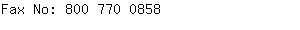 Fax No: 800 770 ....