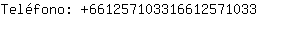 Telfono: 66125710331661257....