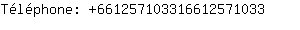 Tlphone: 66125710331661257....