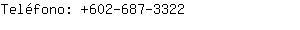 Teléfono: 602-687-....