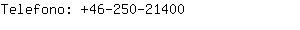 Telefono: 46-250-2....