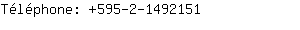 Téléphone: 595-2-149....