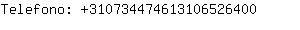 Telefono: 31073447461310652....