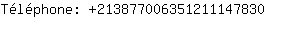 Tlphone: 21387700635121114....