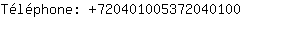 Tlphone: 72040100537204....