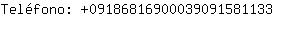 Telfono: 0918681690003909158....