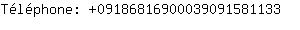 Tlphone: 0918681690003909158....