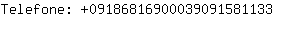 Telefone: 0918681690003909158....