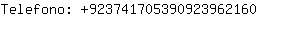 Telefono: 92374170539092396....