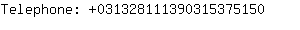 Telephone: 03132811139031537....