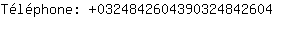 Tlphone: 032484260439032484....