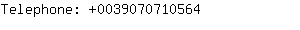 Telephone: 003907071....
