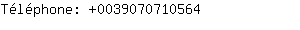 Tlphone: 003907071....