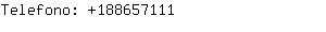 Telefono: 18865....