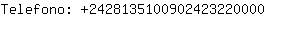 Telefono: 242813510090242322....