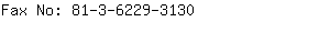 Fax No: 81-3-6229-....