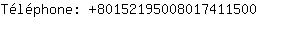 Tlphone: 8015219500801741....