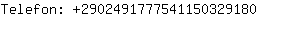 Telefon: 290249177754115032....
