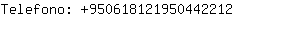 Telefono: 95061812195044....