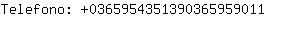 Telefono: 036595435139036595....