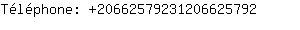 Tlphone: 2066257923120662....