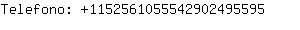 Telefono: 115256105554290249....