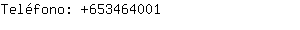 Telfono: 65346400192065341....
