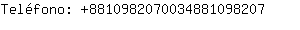 Telfono: 881098207003488109....