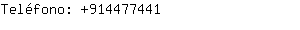 Teléfono: 91447....