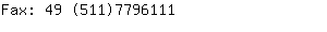 Fax: 49 (511)779....