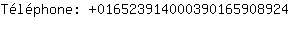 Tlphone: 01652391400039016590....