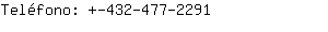 Telfono: -432-477-....