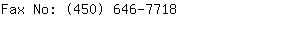 Fax No: (450) 646-....