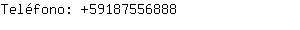 Teléfono: 5918755....