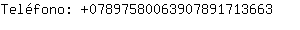 Telfono: 0789758006390789171....
