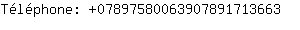 Tlphone: 0789758006390789171....